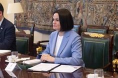 L&rsquo;UE réitère son soutien à Tijanovskaya après l&rsquo;annonce d&rsquo;un cabinet de transition uni