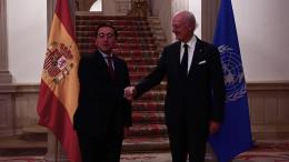 Albares réitère à l’envoyé de l’ONU pour le Sahara le soutien de l’Espagne à son travail