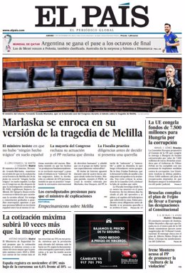 Les premières pages des journaux du jeudi 1er décembre