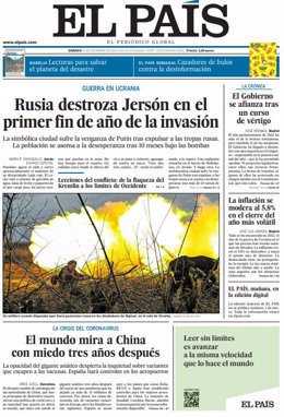 Les premières pages des journaux du samedi 31 décembre