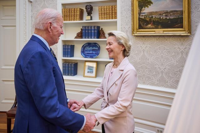 Déclaration de la présidente von der Leyen à l’issue de sa rencontre avec le président américain Biden