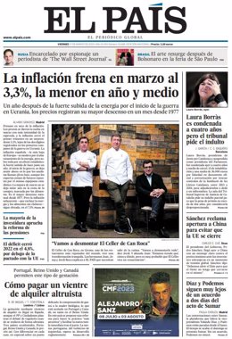 Les premières pages des journaux du vendredi 31 mars