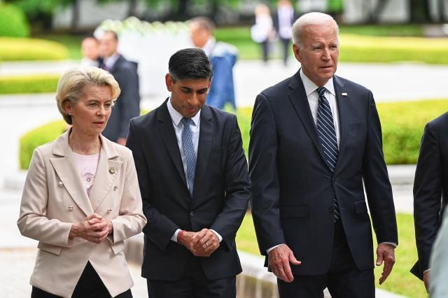La présidente von der Leyen à la session I du G7 – « Vers une communauté internationale caractérisée par la coopération, et non la division et la confrontation / Économie mondiale, numérique, commerce »