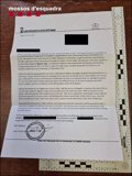 Arrêté pour avoir prétendument envoyé des lettres avec des timbres contrefaits de Barcelone simulant un héritage