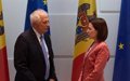 Borrell et Sandu discutent des efforts d’adhésion de la Moldavie et de l’impact de la guerre en Ukraine