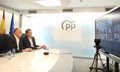 Feijóo critique, lors d’une réunion avec les dirigeants du PPE, que Sánchez n’ait pas informé le Congrès après les attaques du Hamas