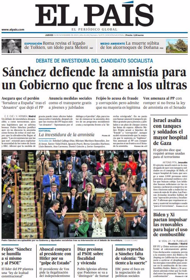 La Une des journaux du jeudi 16 novembre