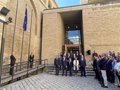 Les Cortes d'Aragon hissent le drapeau de l'UE et le président met en garde contre la « désaffection » des citoyens