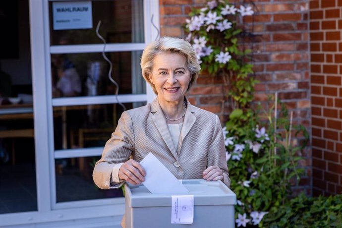 Von der Leyen vote aux élections européennes avec la volonté de se renforcer « plus que jamais » vers l'UE