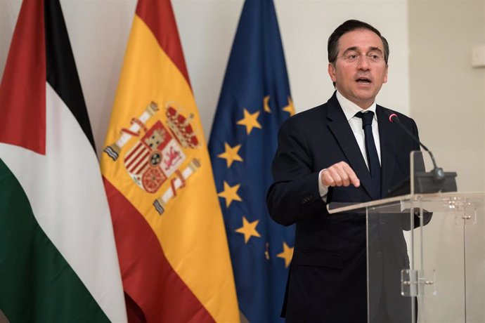 Albares parle à son homologue palestinien après avoir approuvé la résolution sur Gaza promue par l'Espagne
