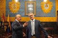 Le maire d'Algeciras revendique « la clarté et les connaissances » sur l'avenir après une visite de l'ambassadeur britannique