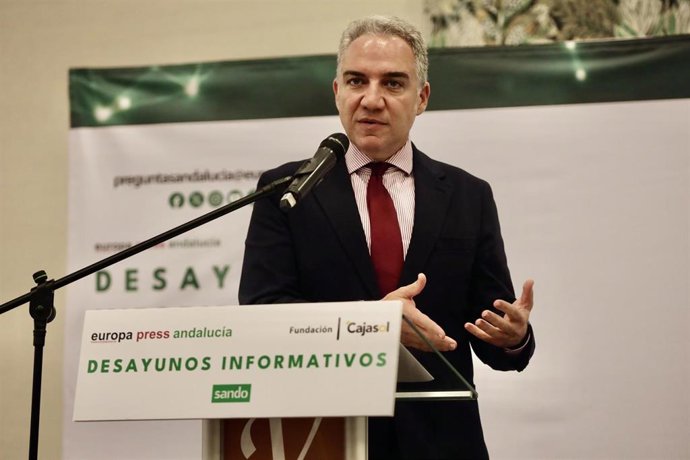 Bendodo dit que dans la récupération de l'Andalousie suite à la tempête « il ne devrait y avoir ni couleurs ni fêtes »