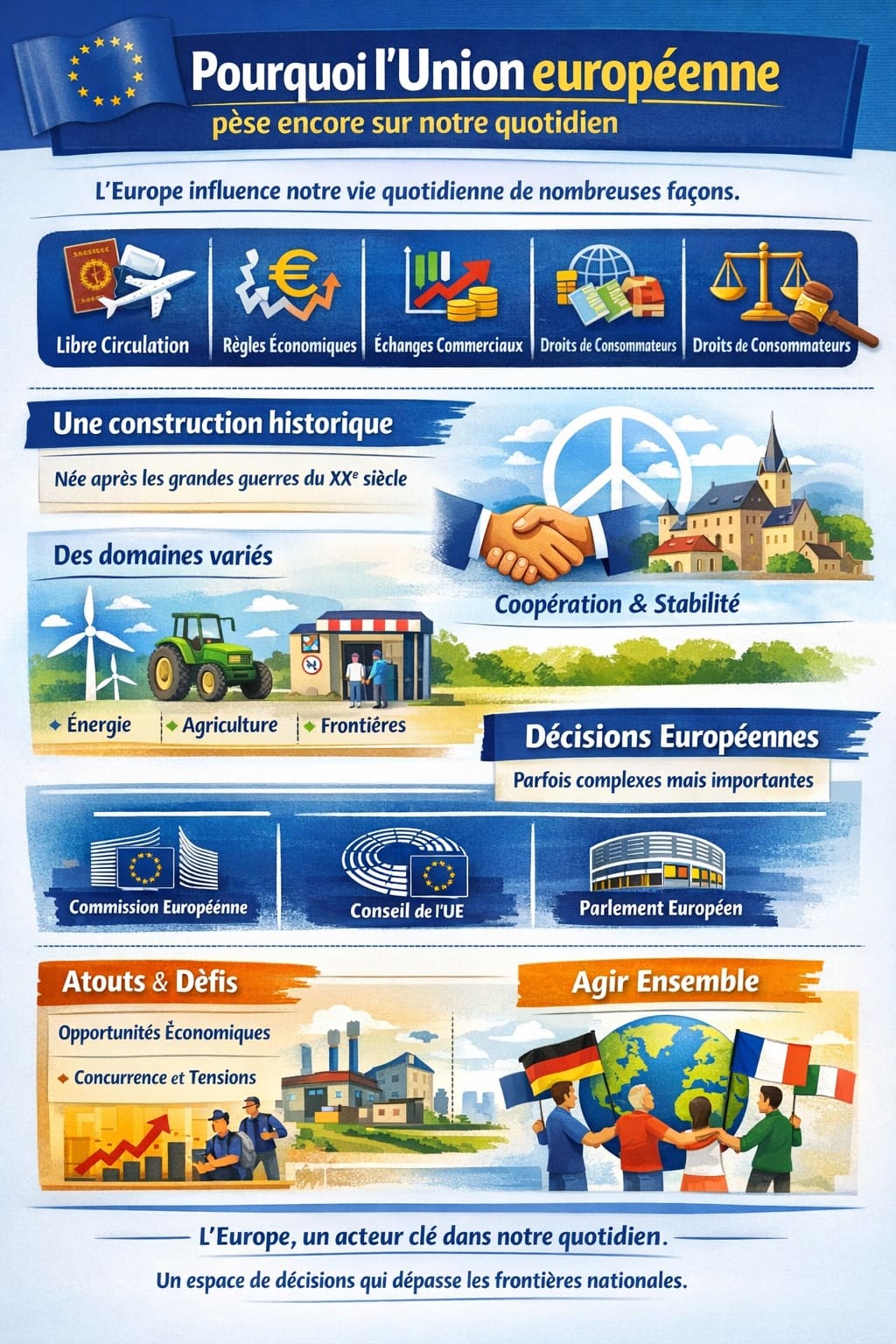 Pourquoi l’Union européenne pèse encore sur notre quotidien