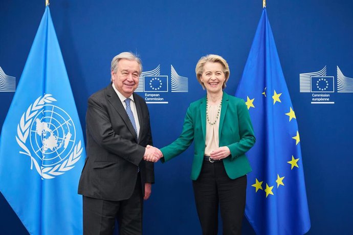 Guterres valorise le multilatéralisme lors de ses réunions avec Costa et Von der Leyen avant le sommet de l'UE