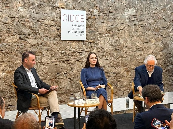 Oleksandra Matviichuk, prix Nobel de la paix, exhorte l'UE à « faire davantage » pour mettre fin à la guerre en Ukraine