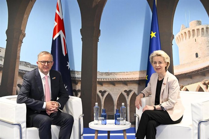Von der Leyen et Albanese annoncent l'accord commercial entre l'UE et l'Australie