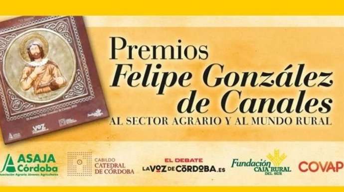 Asaja, La Voz, le Cabildo et la Caja Rural del Sur ouvrent la période des IXes Prix Felipe González de Canales à Cordoue