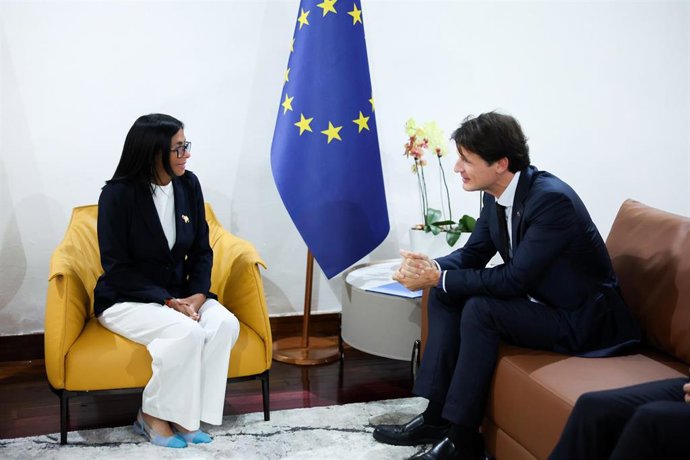 Delcy Rodríguez reçoit une délégation de l'UE pour « renforcer la coopération bilatérale »
