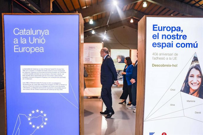 Duch inaugure une exposition dans le port de Tarragone sur les 40 ans de la Catalogne dans l'UE