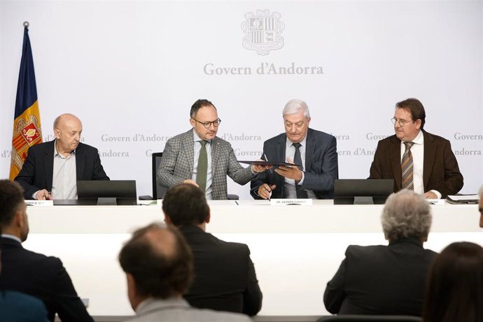 Le gouvernement d'Andorre et les hommes d'affaires signent un mémorandum pour préparer l'accord avec l'UE